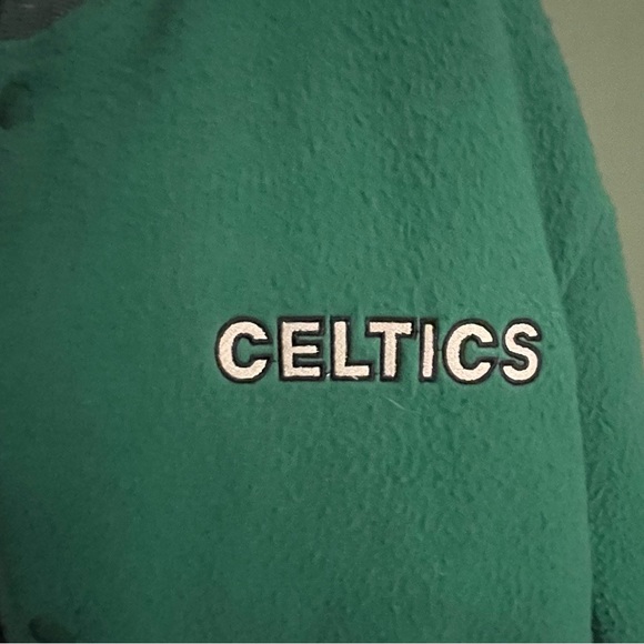 VINTAGE RARE SWINGSTER BOSTON CELTICS BUTTON UP WOOL JACKET SIZE L EUC - Picture 6 of 10